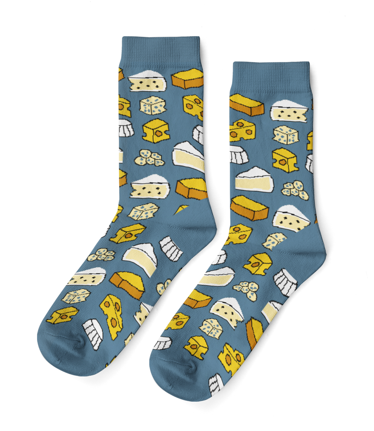 Cheese Crew Socks - Large
