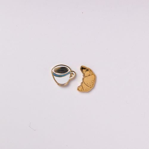 Coffee & Croissant Earrings