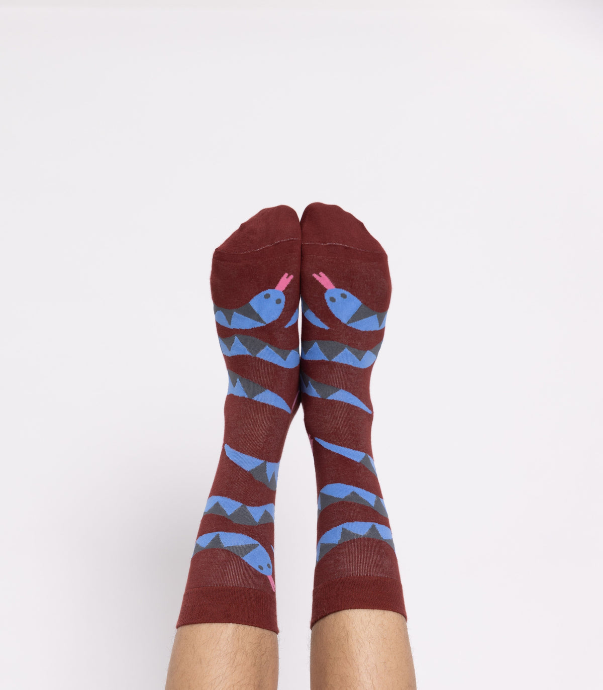 Snakes Crew Socks - Large