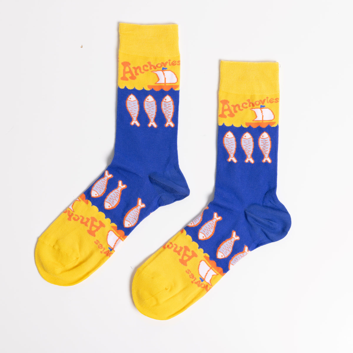 Anchovies Crew Socks - Large