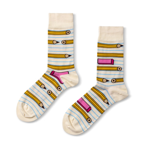 Pencil Crew Socks - Large