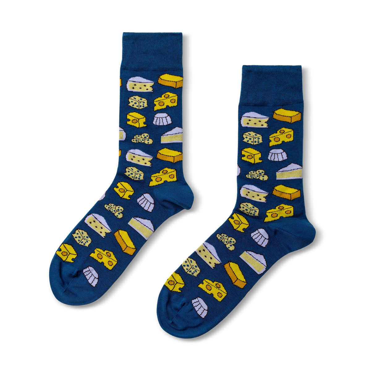 Cheese Crew Socks - Large
