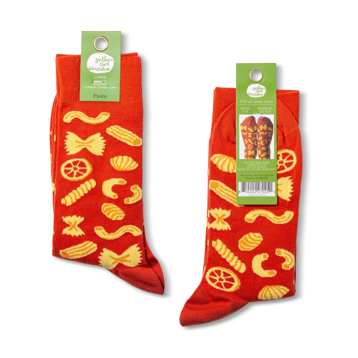 Pasta Crew Socks - Large