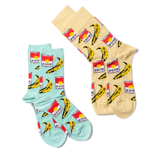 Pop Art Crew Socks - Small