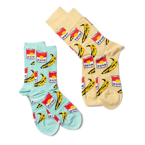 Pop Art Crew Socks - Small