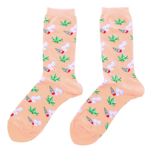 Weed Crew Socks - Small