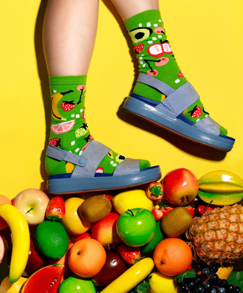 Fruits Crew Socks - Small
