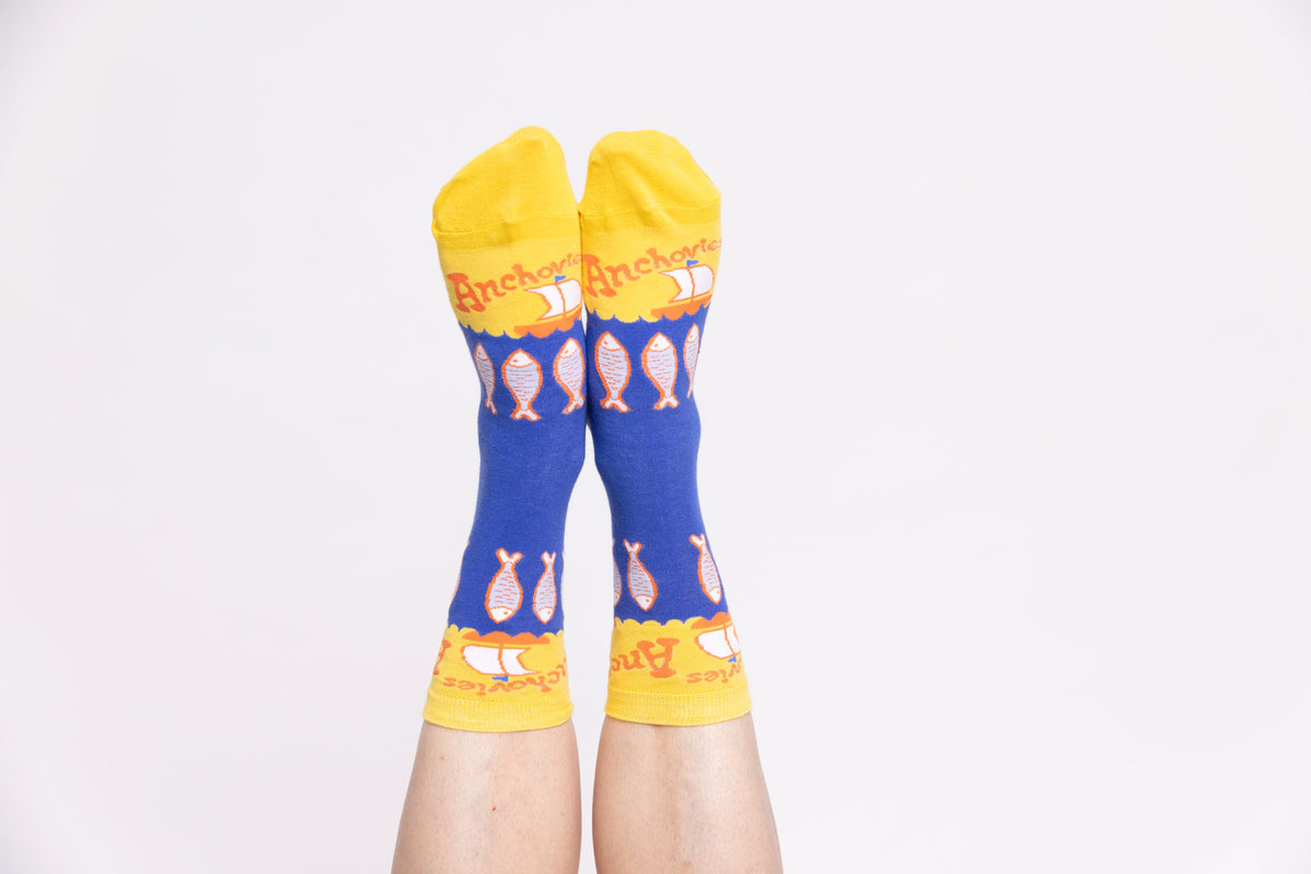 Anchovies Crew Socks - Small