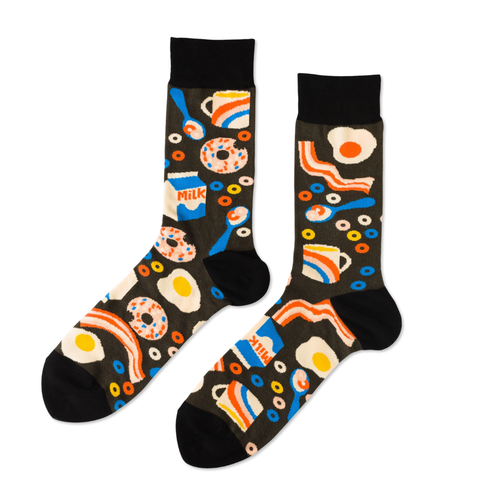 Breakfast Crew Socks - Large