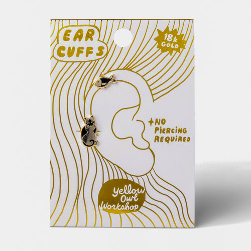 Cat & Fish Ear Cuffs