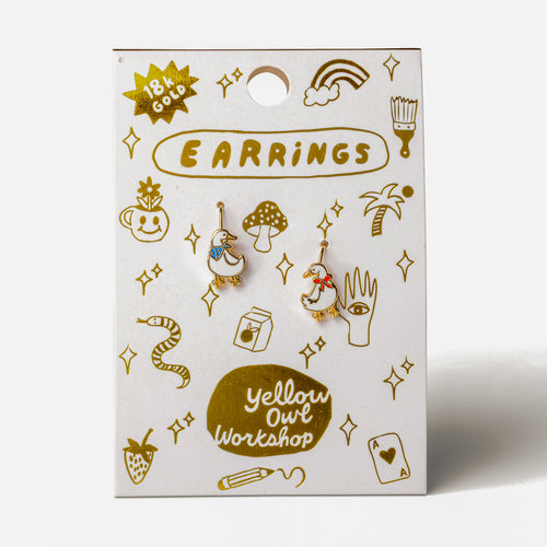 Ducks Drop Earrings