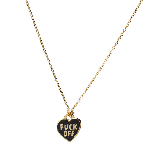 F*ck Off Heart Pendant