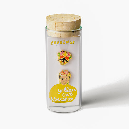 Frida Kahlo & Milagro Earrings