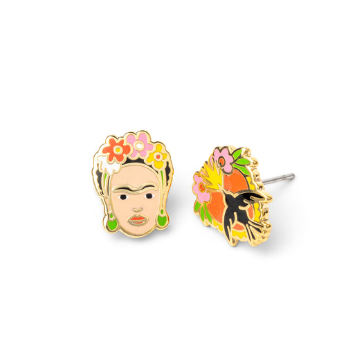 Frida Kahlo & Milagro Earrings