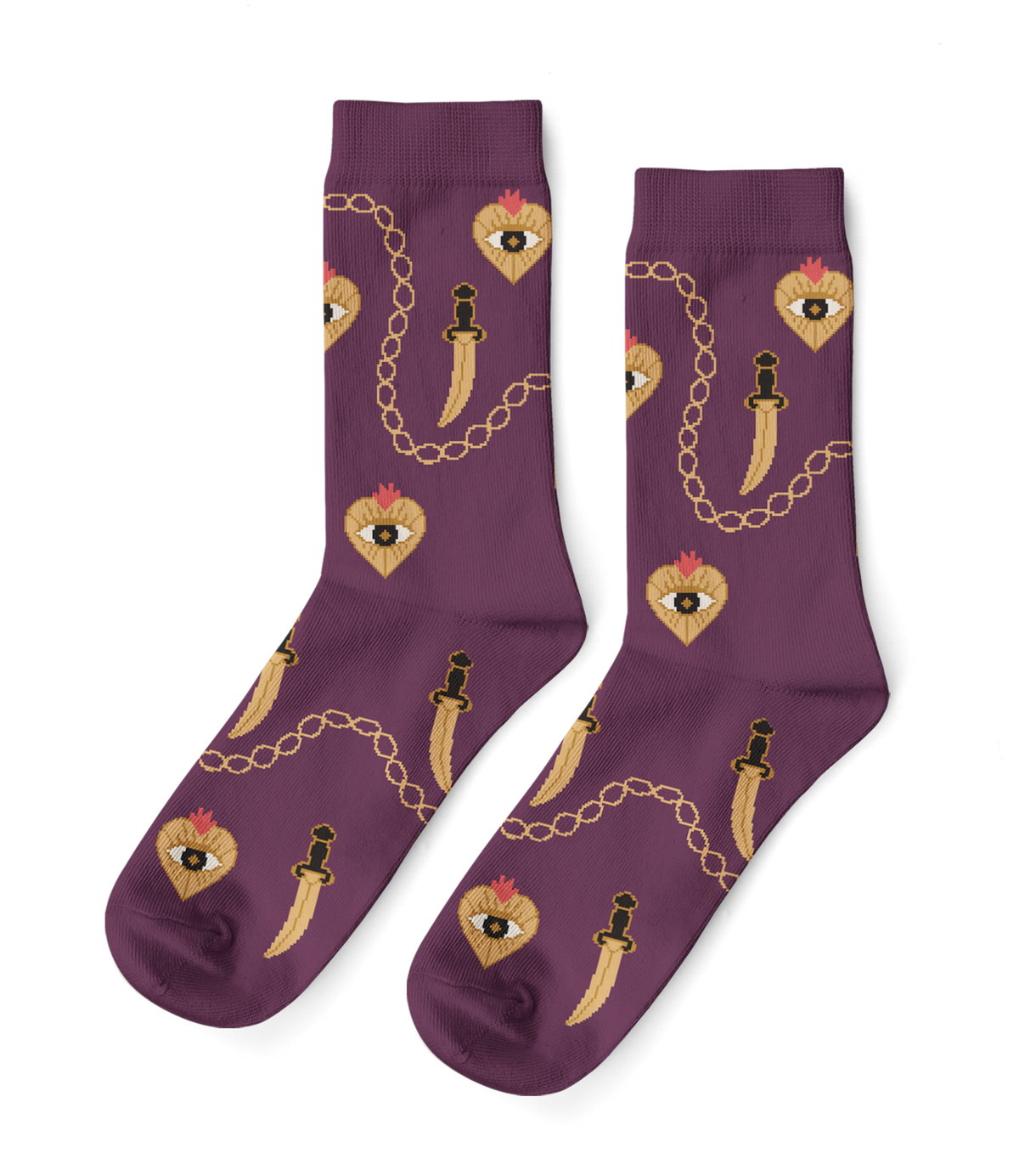 Heart &amp; Dagger Crew Socks - Small