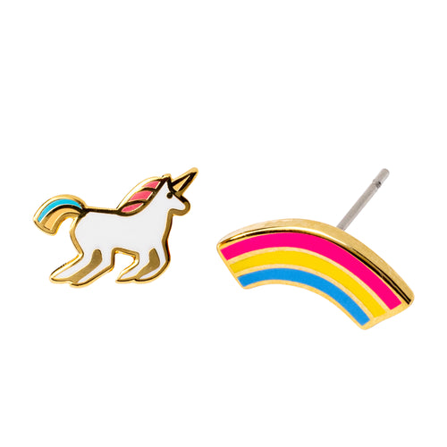 Unicorn & Rainbow Earrings