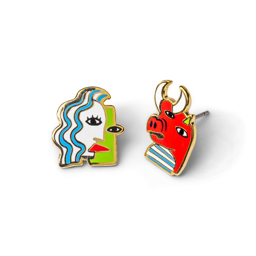 Cubist Earrings