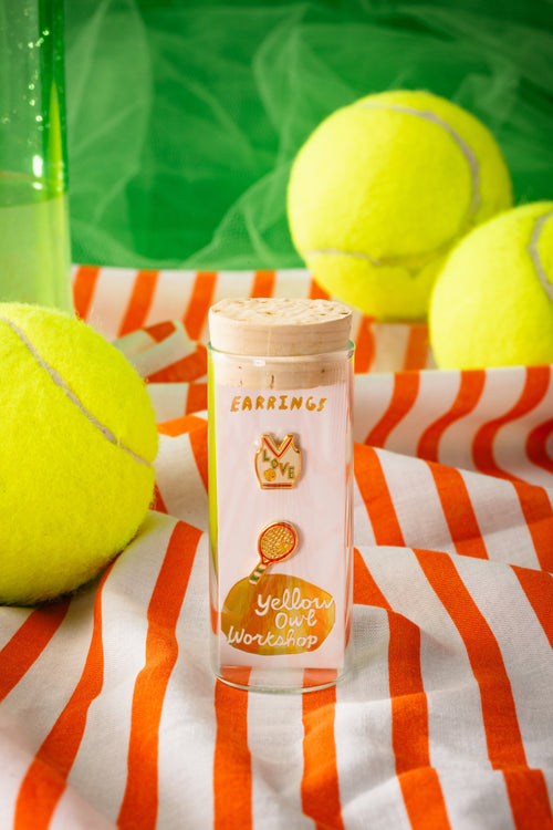 Love Tennis Earrings