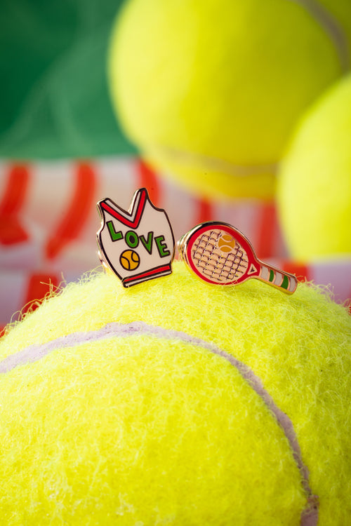 Love Tennis Earrings