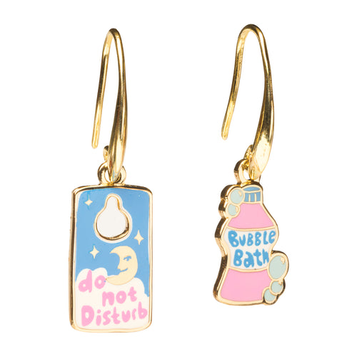 Self-Care Bubble Bath Drop Earrings
