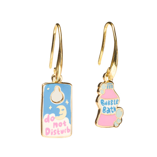 Self-Care Bubble Bath Drop Earrings