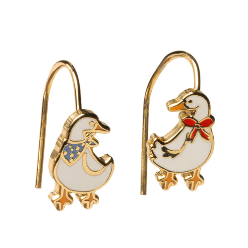Goose Drop Earrings