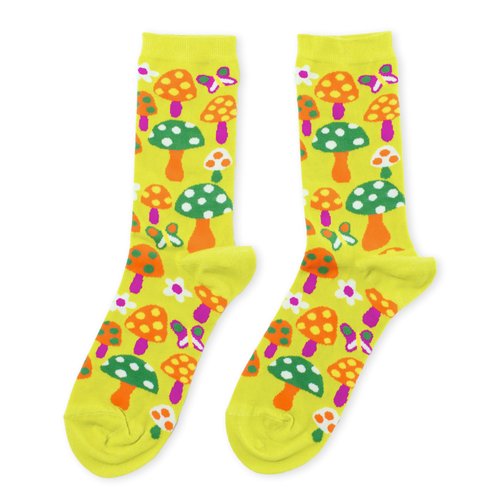 Mushroom Crew Socks - Small
