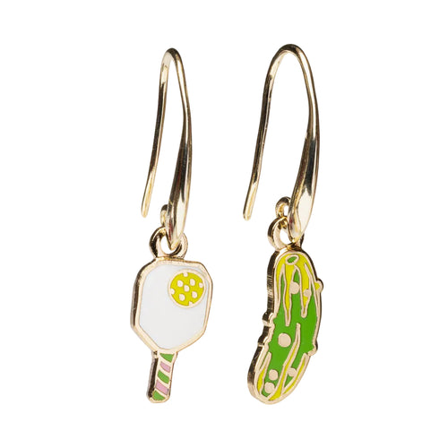 Pickle Ball Drop Earrings