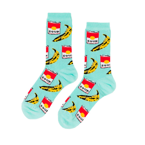 Pop Art Crew Socks - Small