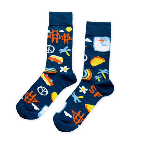 San Francisco Crew Socks - Large