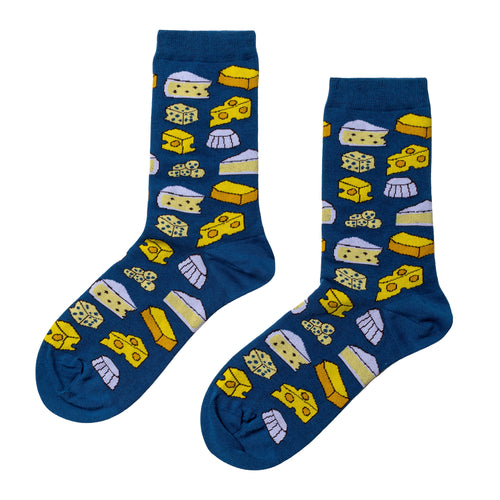 Cheese Crew Socks - Small