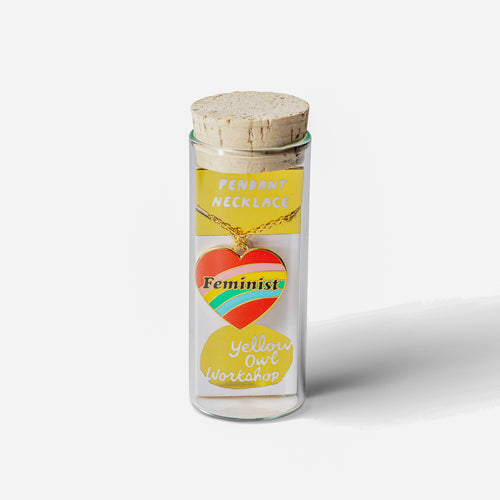 Feminist Heart Pendant
