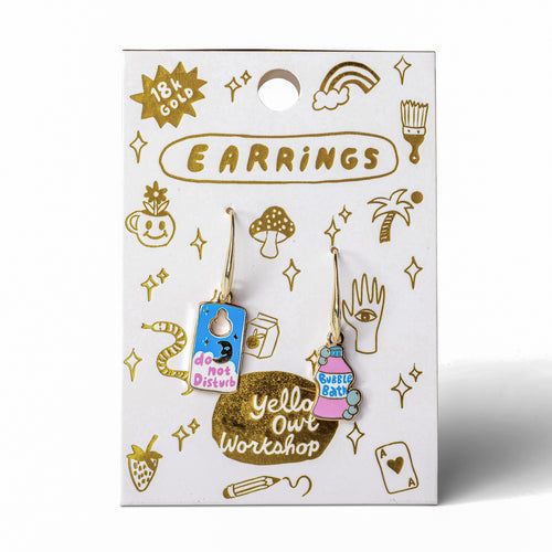 Self-Care Bubble Bath Drop Earrings