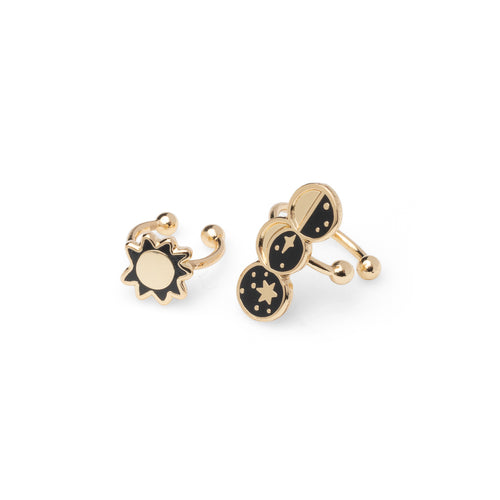 Sun & Moon Phases Ear Cuffs