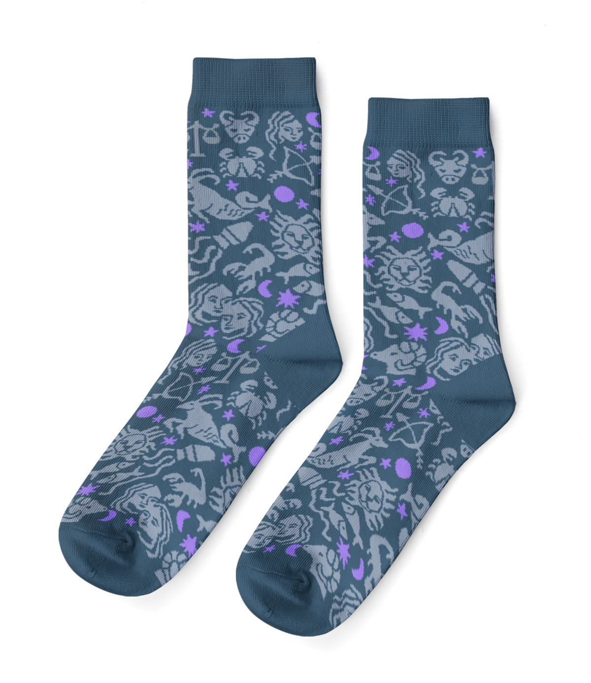 Zodiac Crew Socks - Large