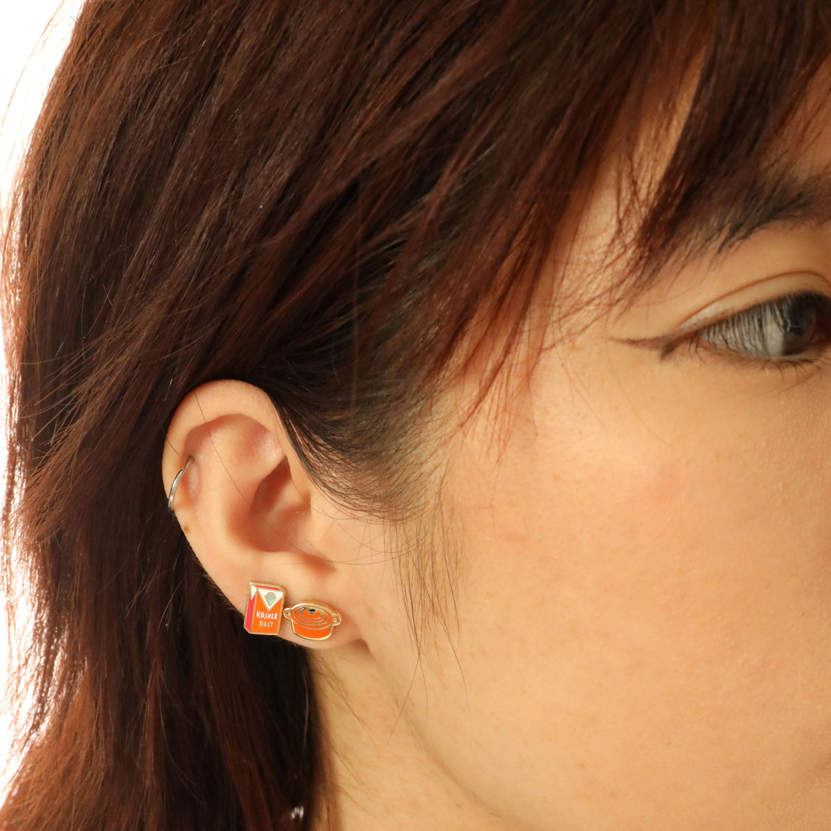 Dutch Oven &amp; Kosher Salt Earrings