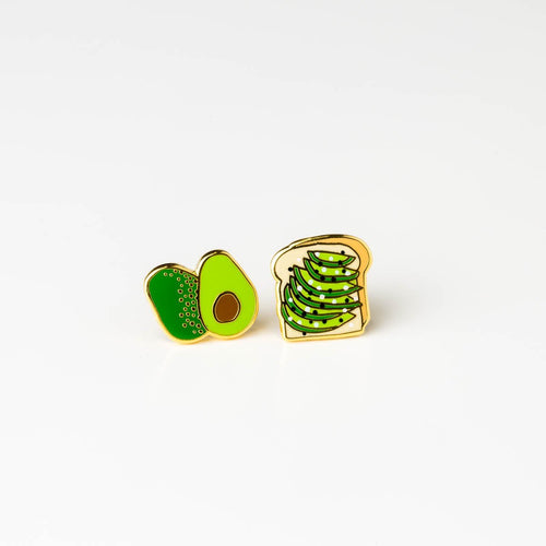 Avocado Toast Earrings - Yellow Owl Workshop