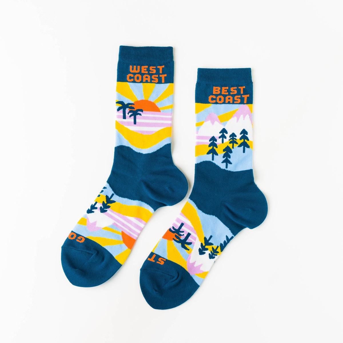 Best Coast Crew Socks - Men&#39;s - Yellow Owl Workshop