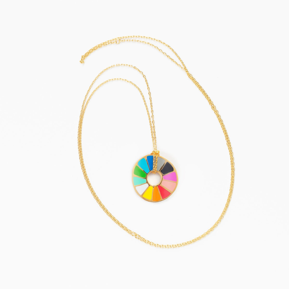 Color Wheel Pendant - Yellow Owl Workshop