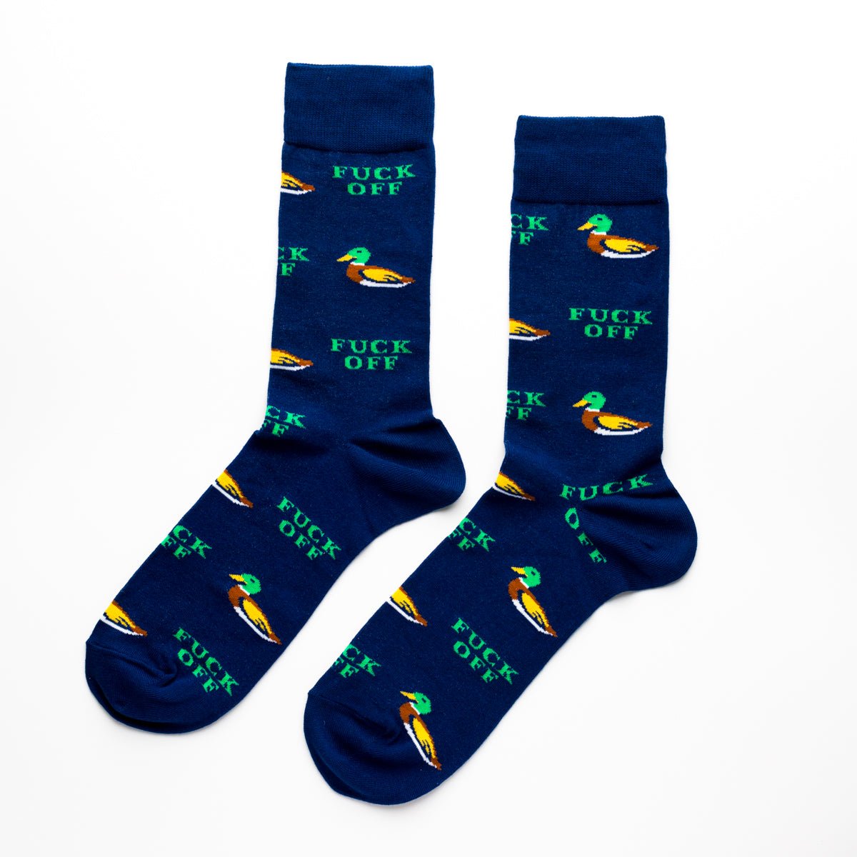 Duck Off Crew Socks - Men&#39;s - Yellow Owl Workshop