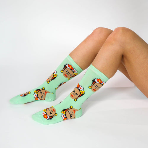 Frida Crew Socks - Women's - Yellow Owl Workshop