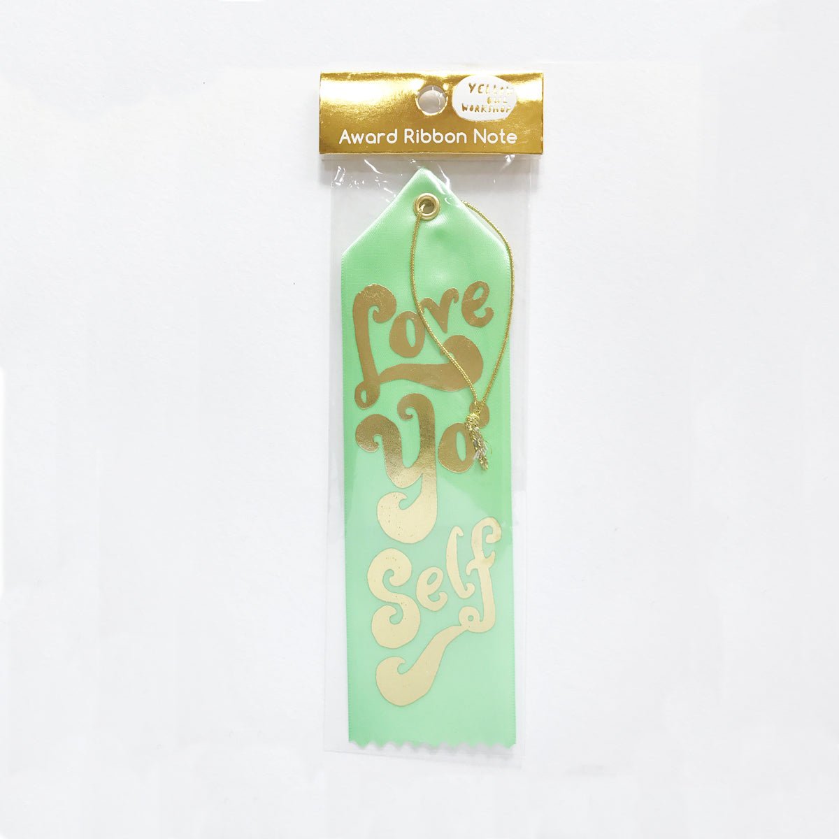 Love Yo Self - Award Ribbon Card - Yellow Owl Workshop