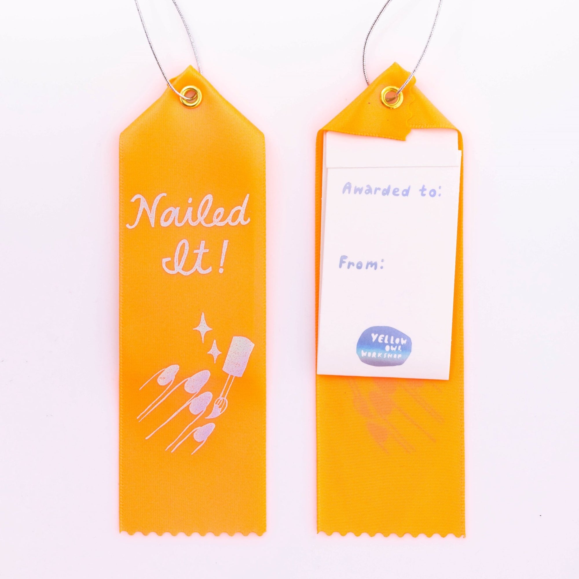 Nailed It - Award Ribbon Card - Yellow Owl Workshop