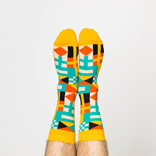 Nautical Crew Socks - Men's - Yellow Owl Workshop