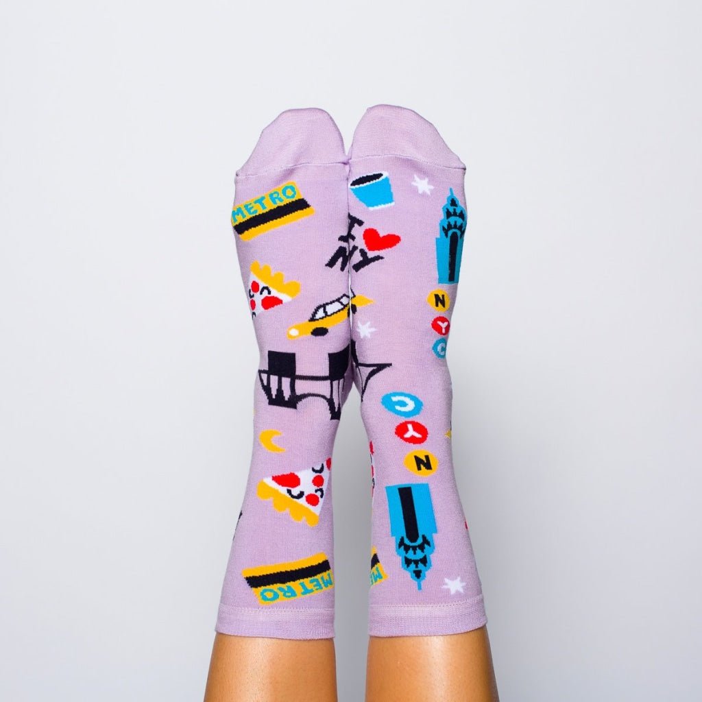 NYC Crew Socks - Women&#39;s - Yellow Owl Workshop