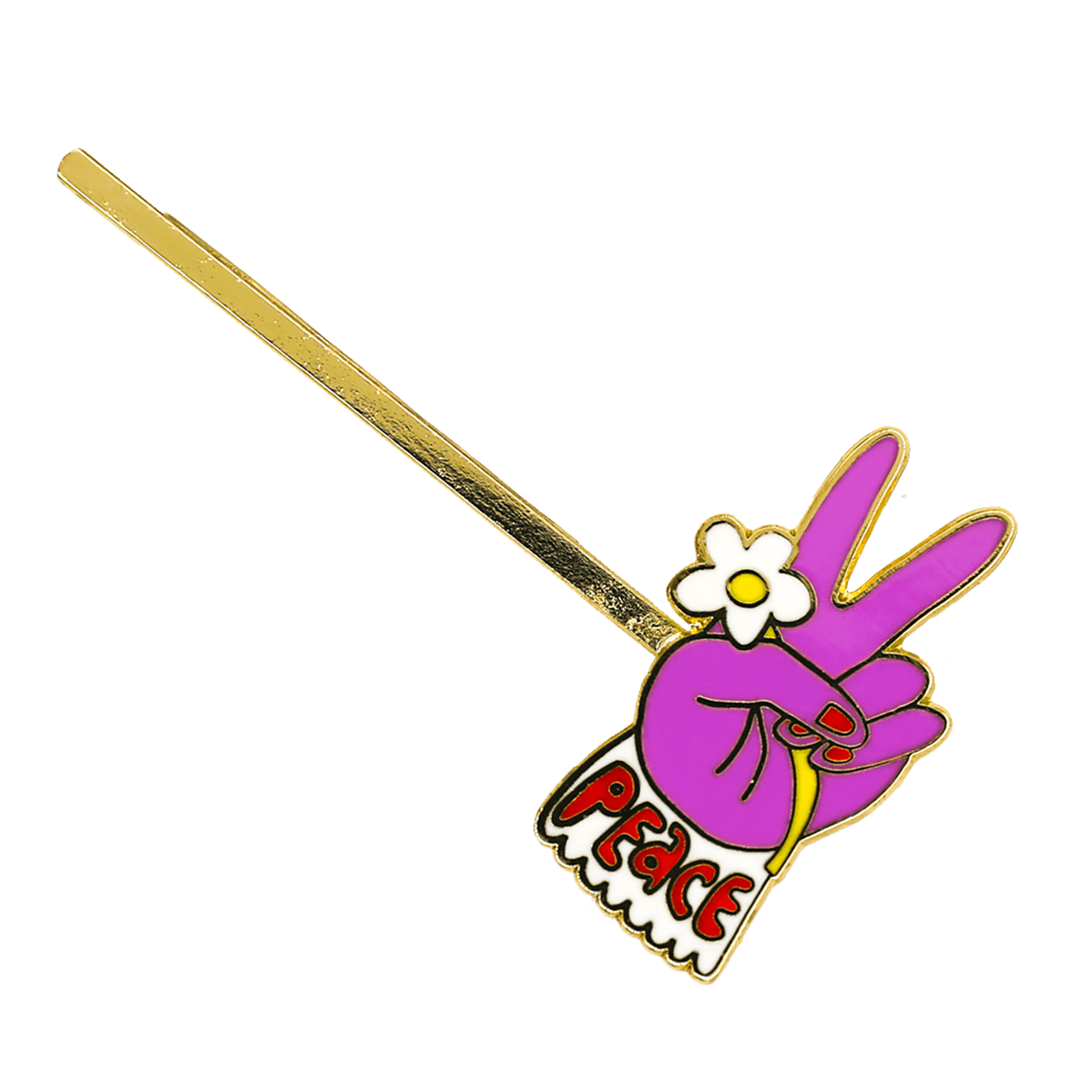 Peace Hairpin - Yellow Owl Workshop