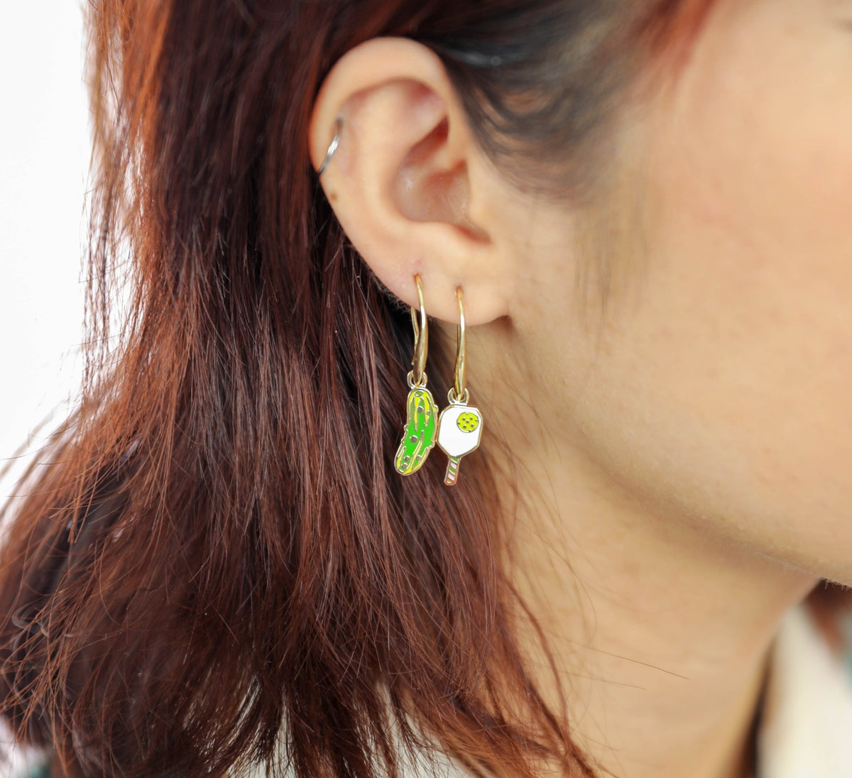 Pickle Ball Drop Earrings - Yellow Owl Workshop