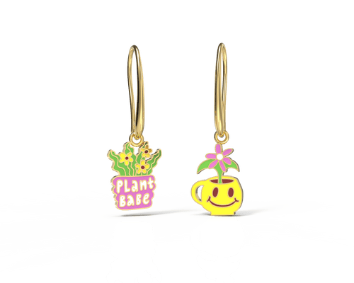 Plant Babe Drop Earrings - Yellow Owl Workshop