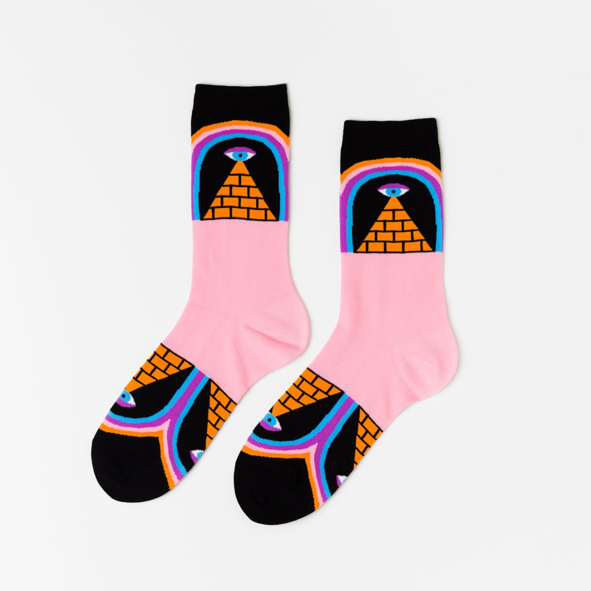 Pyramids Crew Sock - Women&#39;s - Yellow Owl Workshop