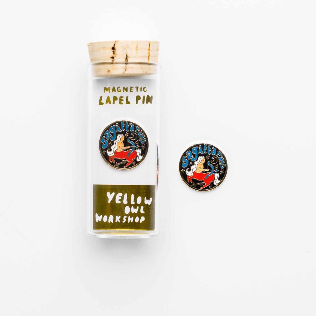 Sagittarius Lapel Pin - Yellow Owl Workshop